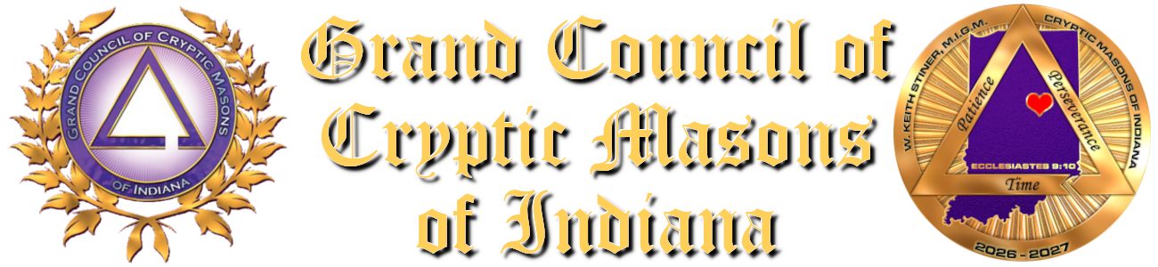 Grand Council of Cryptic Masons of Indiana Logo